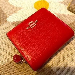 Authentic Coach Strawberry Wallet